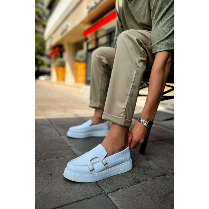 MN417 - CBT Mancini Erkek Ayakkabı BEYAZ