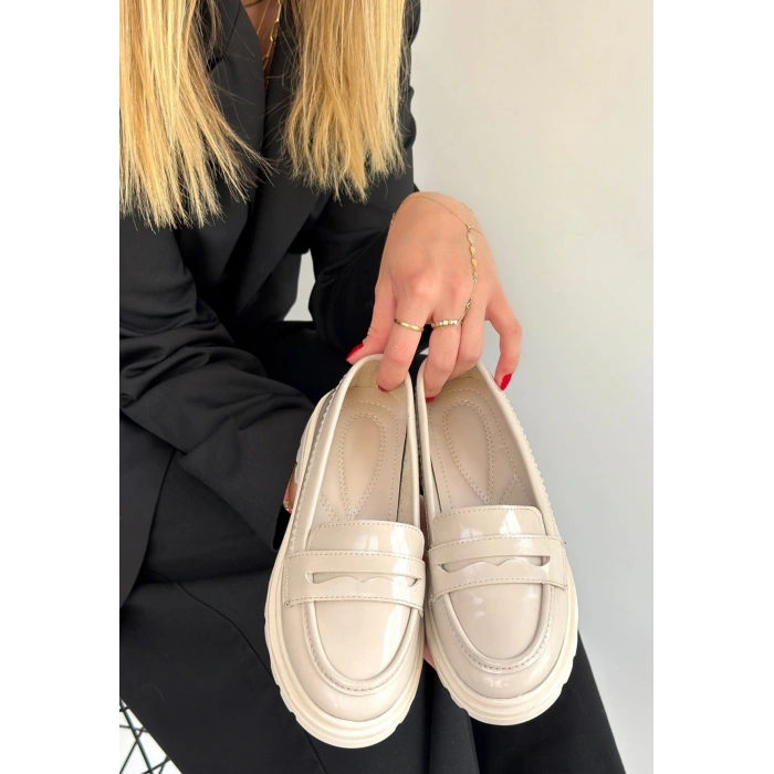 Narli Siyah Cilt Oxford Ayakkabı