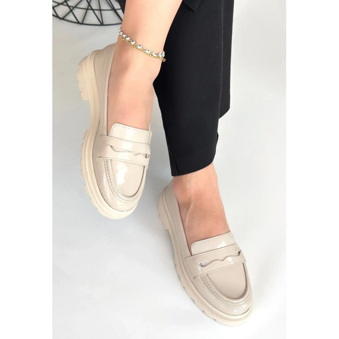 Narli Siyah Cilt Oxford Ayakkabı