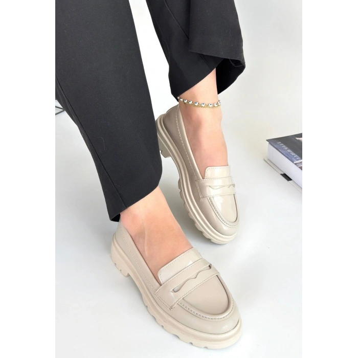 Narli Siyah Cilt Oxford Ayakkabı