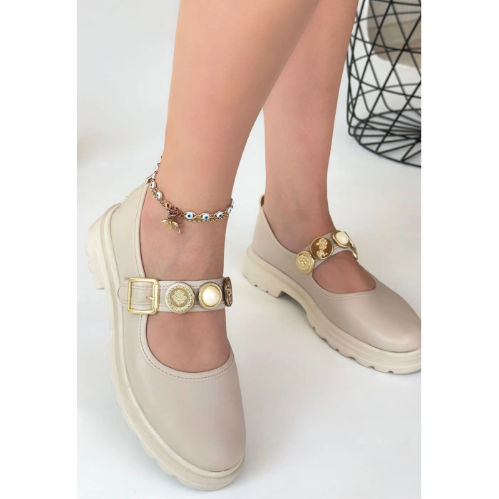 Okira Kahverengi Cilt Oxford Ayakkabı