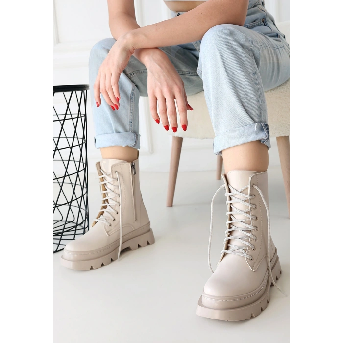 Orge Nude Cilt Bağcıklı Bot