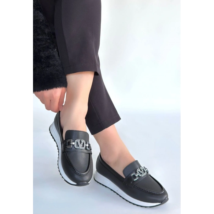 Otra Bej Cilt Babet Ayakkabı