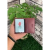 Guard Antik Bordo Deri Kartlık