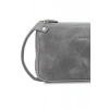 Guard Antik Gri Unisex Çift Fermuarlı El Çantası