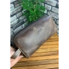 Guard Antik Kahverengi Unisex Deri El Çantası