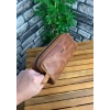 Guard Antik Taba Unisex Deri El Çantası