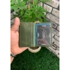 Guard Antik Yeşil Deri Kartlık