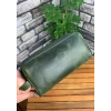 Guard Antik Yeşil  Unisex Deri El Çantası