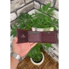 Guard Bordo Spor Şeritli Deri Erkek Cüzdanı