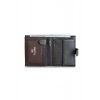 Guard Çok Bölmeli Patlı Dikey Kahverengi Deri Erkek Cüzdanı