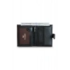Guard Çok Bölmeli Patlı Dikey Siyah Deri Erkek Cüzdanı