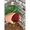 Guard El Örgüsü Küçük Boy Kırmızı Hakiki Deri Kadın Çantası
