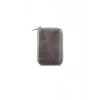 Guard Fermuarlı Antik Gri Deri Mini Cüzdan