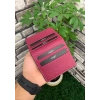 Guard Fuşya Saffiano Patlı Tasarım Deri Kartlık