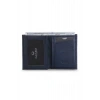 Guard Lacivert Çapraz Kart Bölmeli Derİ Erkek Cüzdanı