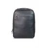 Guard Laptop Girişli Siyah Deri Sırt Çantası