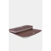Guard  Mat Kahverengi Fermuarlı Deri Bayan Cüzdanı