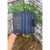 Guard Mat Lacivert Fermuarlı ve Deri Patlı El Portföyü