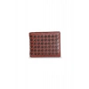 Guard Örgü Desenli Taba Kahve Deri Erkek Cüzdanı
