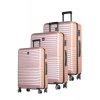 Guard Polikarbon Kırılmaz Gül Kurusu Seyahat Valizi 3lü Set
