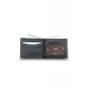 Guard Siyah Çift Pisotlu Yatay Deri Erkek Cüzdanı