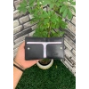 Guard Siyah Yol Desenli Patlı Tasarım Deri Kartlık