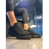 JY144 Volt Bağcıklı Süet Erkek Günlük Sneaker Yüksek Taban Ayakkabı SST Siyah
