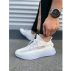 JY305 Pulse Bağcıklı Triko Kumaş Erkek Günlük Spor Ayakkabı TBT - Beyaz