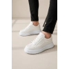 JY507 Alone Bağcıklı Cilt Erkek Günlük Sneaker Ayakkabı CBT Beyaz