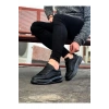 JY507 Alone Bağcıklı Cilt Erkek Günlük Sneaker Ayakkabı CST Siyah
