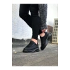 JY507 Alone Bağcıklı Cilt Erkek Günlük Sneaker Ayakkabı CST Siyah