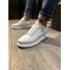 JY914 Drake Bağcıklı Cilt Erkek Günlük Sneaker Ayakkabı CBT Beyaz