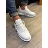 JY914 Drake Bağcıklı Cilt Erkek Günlük Sneaker Ayakkabı CBT Beyaz
