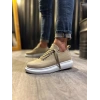 JY914 Drake Bağcıklı Süet Erkek Günlük Sneaker Ayakkabı SBT Krem