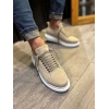 JY914 Drake Bağcıklı Süet Erkek Günlük Sneaker Ayakkabı SBT Krem