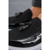 MN002 - RBT Loafer Verniciata Erkek Ayakkabı SIYAH