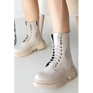 Caxa Nude Cilt Bağcıklı Bot