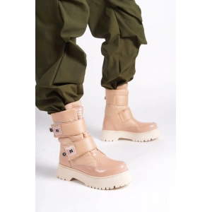 ELISA Cırt Cırtlı  Paraşüt Kumaş Rugan Kadın Bot RTT - Ten