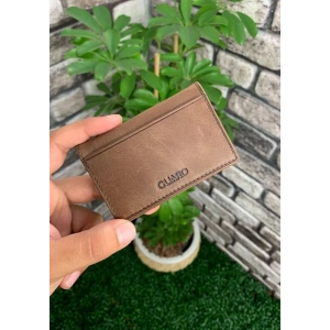 Guard Antik Kahverengi Deri Kartlık