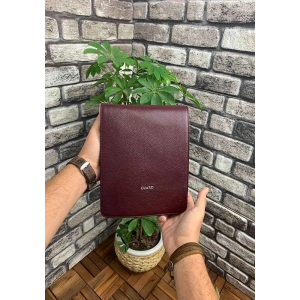 Guard Bordo Deri Omuz Askılı Çanta