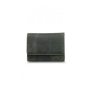 Guard Bozuk Para Bölmeli Crazy Yeşil Kadın Cüzdan