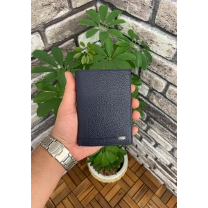 Guard Çok Bölmeli Lacivert Deri Erkek Cüzdanı