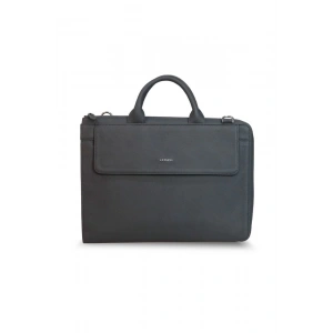 Guard İnce Siyah Deri Evrak Çantası