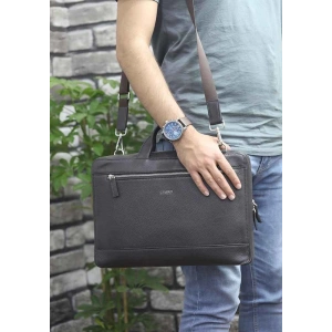 Guard Kahverengi Deri Özel Üretim Laptop ve Evrak Çantası