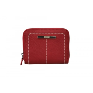 Guard Kırmızı guti Mat Dikiş detaylı Fermuarlı cüzdan /el pörtföyü