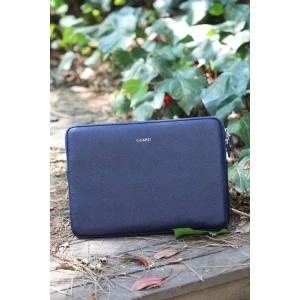 Guard Lacivert Deri Clutch Çanta