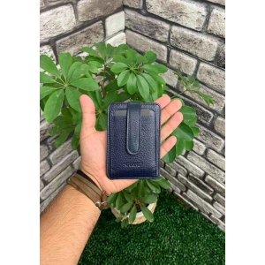 Guard Lacivert Deri Kartlık