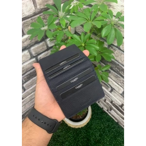 Guard Lacivert Patlı Tasarım Deri Kartlık