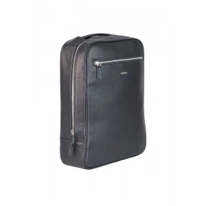 Guard Laptop Girişli Siyah Deri Sırt Çantası